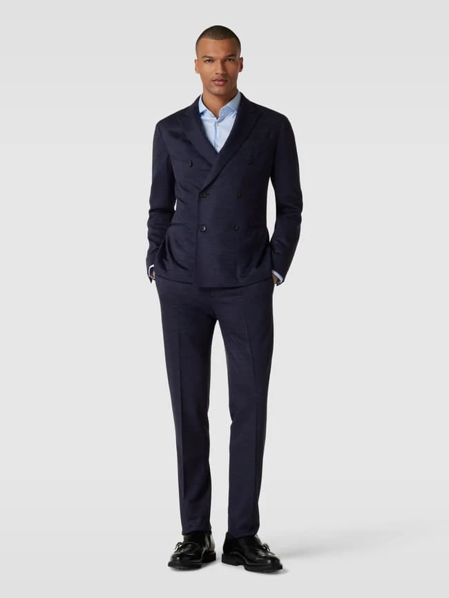 Emporio Armani Anzug Mit Doppelreihiger Knopfleiste - Marineblau 3 Emporio Armani Anzug Mit Doppelreihiger Knopfleiste - Marineblau