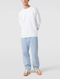 REVIEW Jeans Mit Label-Print - Hellblau