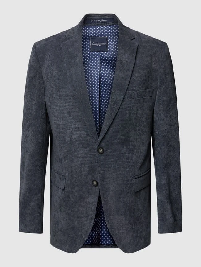 Christian Berg Men Sakko Mit Pattentaschen - Dunkelgrau 4 Christian Berg Men Sakko Mit Pattentaschen - Dunkelgrau – Bild 2