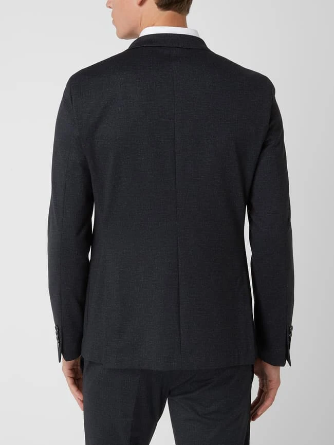 Strellson Slim Fit 2-Knopf-Sakko Aus Jersey Modell 'Acon' - Schwarz 8 Strellson Slim Fit 2-Knopf-Sakko Aus Jersey Modell 'Acon' - Schwarz – Bild 6