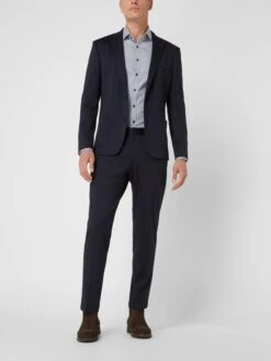 Roy Robson Slim Fit Anzug Aus Jersey - Dunkelblau