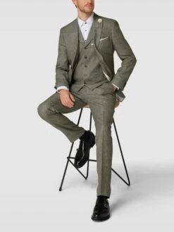 Carl Gross Sakko Mit Pattentaschen Modell 'Tannon' - Grün