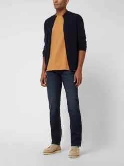 7 For All Mankind Straight Fit Jeans Mit Stretch-Anteil - Dunkelblau