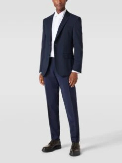 BOSS 2-Knopf-Sakko Mit Kissing Buttons Modell 'Huge' - Marineblau