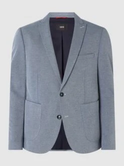 Cinque 2-Knopf-Sakko Aus Jersey Modell 'Cirelli' - Blau