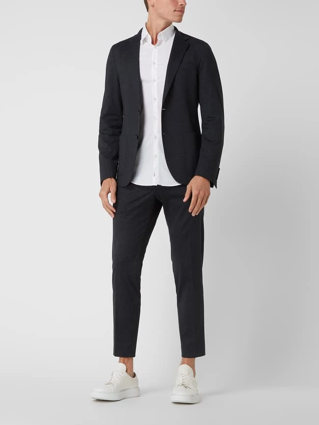 Strellson Slim Fit 2-Knopf-Sakko Aus Jersey Modell 'Acon' - Schwarz 3 Strellson Slim Fit 2-Knopf-Sakko Aus Jersey Modell 'Acon' - Schwarz