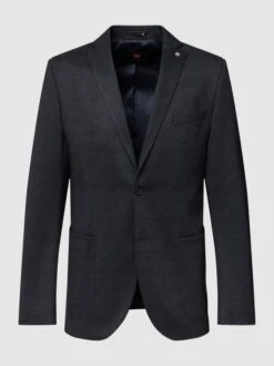 CG - Club Of Gents Slim Fit 2-Knopf-Sakko Aus Jersey Modell 'Jack' - Dunkelblau