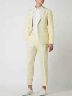 Strellson Slim Fit 2-Knopf-Sakko Mit Stretch-Anteil Modell 'Acon' - Hellgelb