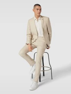 Roy Robson 2-Knopf-Sakko Mit Reverskragen - Beige