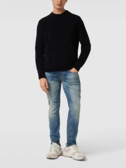 7 For All Mankind Jeans Mit Kontrastnähten Modell 'Slimmy Tapered' - Jeans