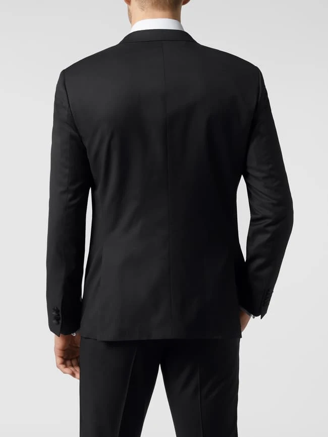 BOSS 2-Knopf-Sakko Mit Spitzfacon Aus Seide Modell 'Halwod' - Schwarz 7 BOSS 2-Knopf-Sakko Mit Spitzfacon Aus Seide Modell 'Halwod' - Schwarz – Bild 5