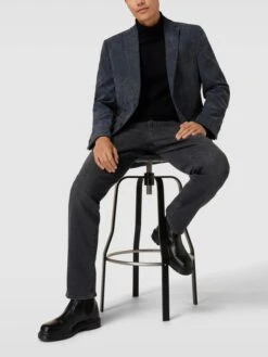 Christian Berg Men Sakko Mit Pattentaschen - Dunkelgrau