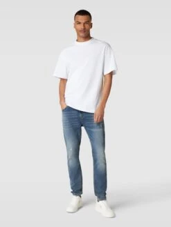 Blue Monkey Jeans Im Destroyed-Look Modell 'Lenn' - Blau