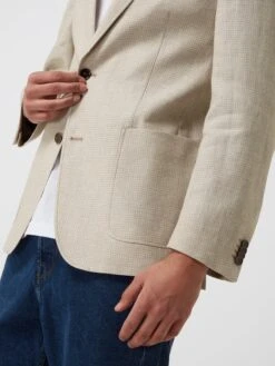 Carl Gross Modern Fit 2-Knopf-Sakko Aus Leinenmischung Modell 'Tedrick' - Beige -Boss Ralph Lauren Geschaft 910l6cpk6t8k6iq59l8j8h289l74ajik698jihac9h14olam6h844l2b6l234chia5442jah719jckah68o6ac1k6spjieb371h6cphkcosjeohkc9i3ie9gckoj0pb3cdh34e0