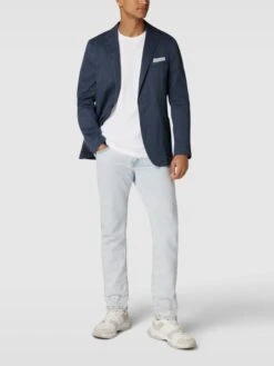 Christian Berg Men 2-Knopf-Sakko Mit Kissing Buttons - Dunkelblau