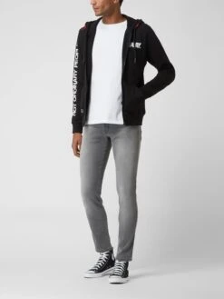 Replay Slim Fit Jeans Mit Stretch-Anteil Modell 'Anbass' - Mittelgrau