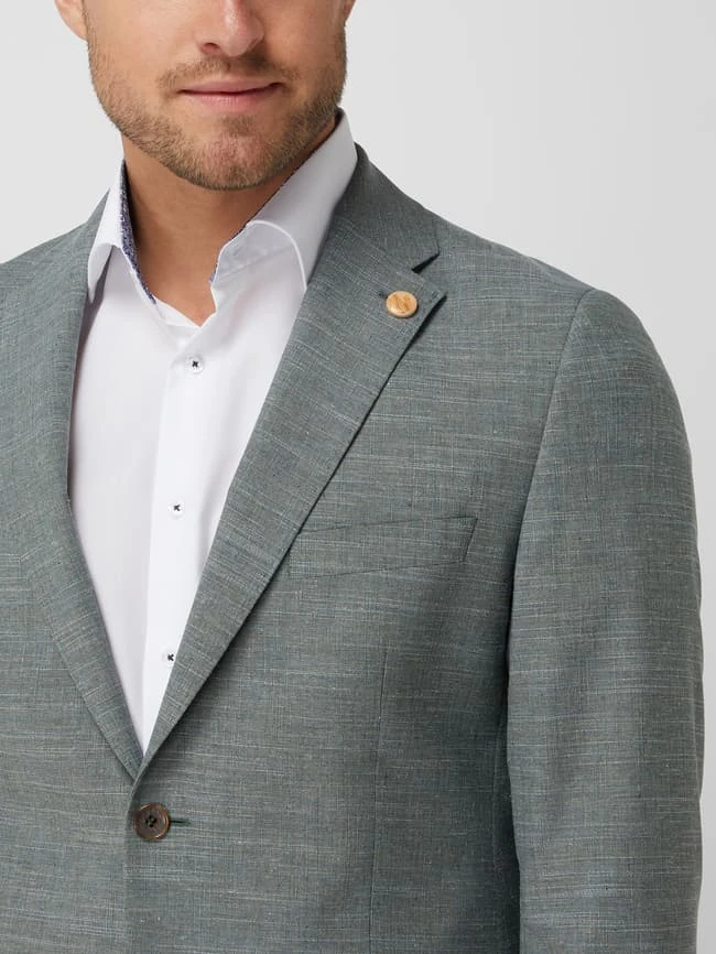 Wilvorst 2-Knopf-Sakko Mit Leinen-Anteil - Lindgrün 5 Wilvorst 2-Knopf-Sakko Mit Leinen-Anteil - Lindgrün – Bild 3