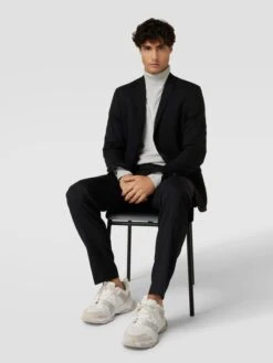 Tiger Of Sweden 2-Knopf-Sakko Mit Fallendem Revers - Schwarz