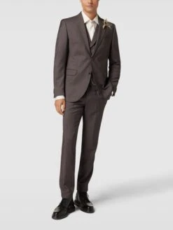 CG - Club Of Gents 2-Knopf-Sakko Mit Kissing Buttons Modell 'Paul' - Rot