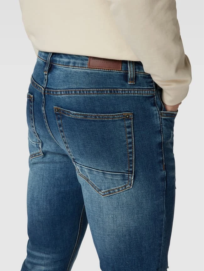 Blue Monkey Jeans Mit Label-Patch Modell 'Lenn' - Blau 5 Blue Monkey Jeans Mit Label-Patch Modell 'Lenn' - Blau – Bild 3