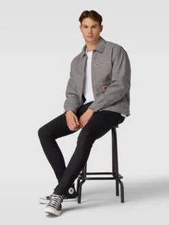 Jack & Jones Slim Fit Jeans Mit 5-Pocket-Design Modell 'LIAM' - Schwarz