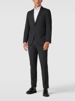 HECHTER PARIS 2-Knopf-Sakko Mit Pattentaschen - Anthrazit