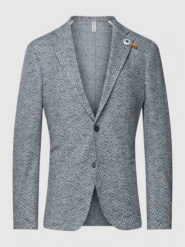 Baldessarini 2-Knopf-Sakko Mit Allover-Muster Modell 'Seba' - Blau 4 Baldessarini 2-Knopf-Sakko Mit Allover-Muster Modell 'Seba' - Blau – Bild 2