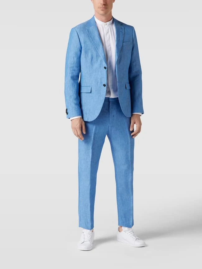 Tiger Of Sweden Regular Fit Sakko Aus Leinen - Hellblau 3 Tiger Of Sweden Regular Fit Sakko Aus Leinen - Hellblau