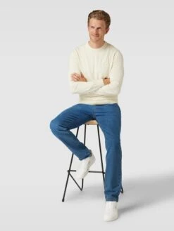 BOSS Orange Jeans Im 5-Pocket-Design Modell 'Maine' - Hellblau